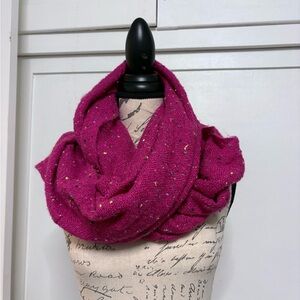 Elegant Pink Knit Scarf